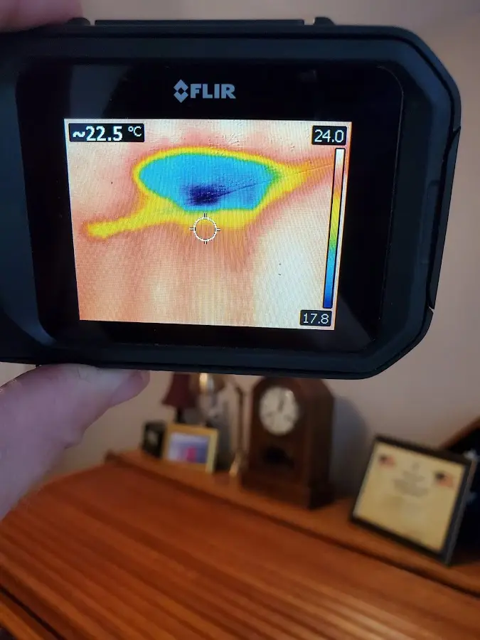 Thermal imaging inspection for water damage in Romeoville