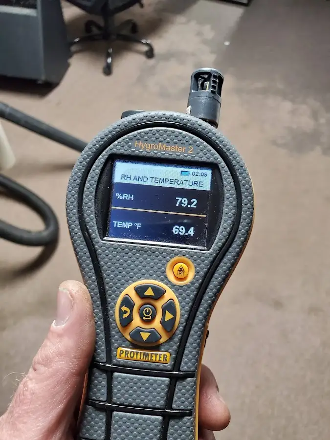 Moisture meter humidity assessment for Mold Remediation & Removal in Romeoville